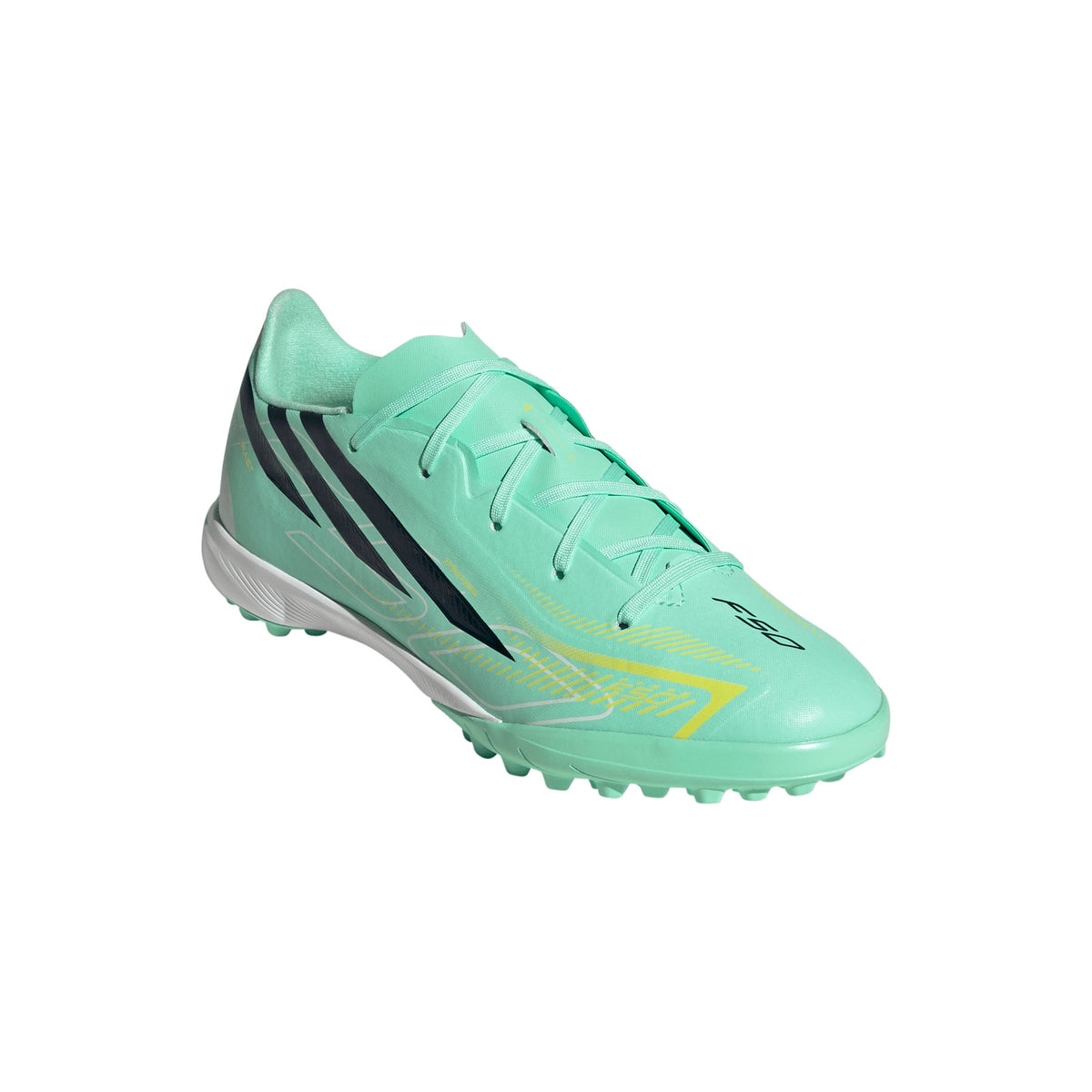 adidas F50 Hyperfast League TF Turf Youth Soccer Cleats - Mint/Navy/Lemon - Best Buy Soccer