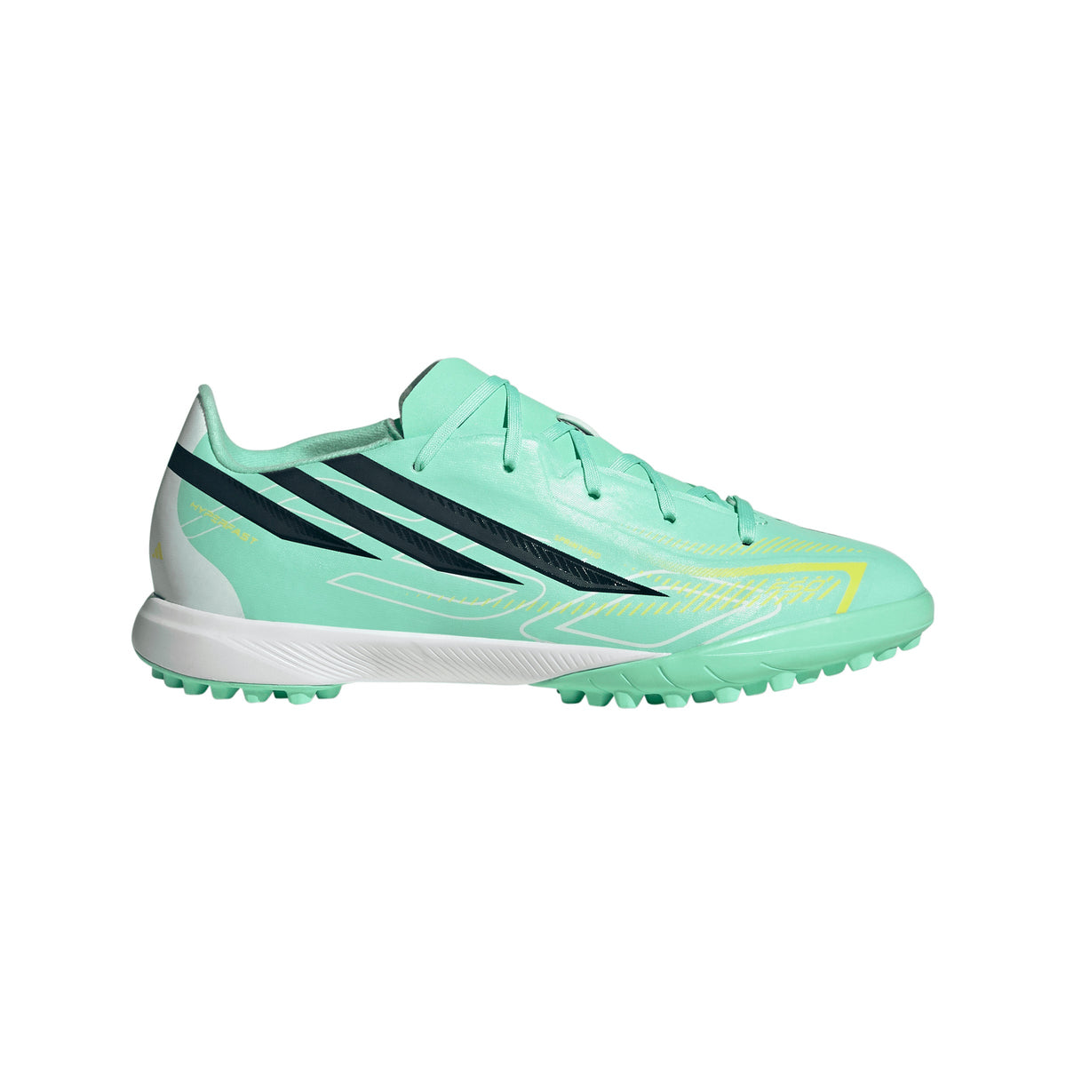 adidas F50 Hyperfast League TF Turf Youth Soccer Cleats - Mint/Navy/Lemon - Best Buy Soccer