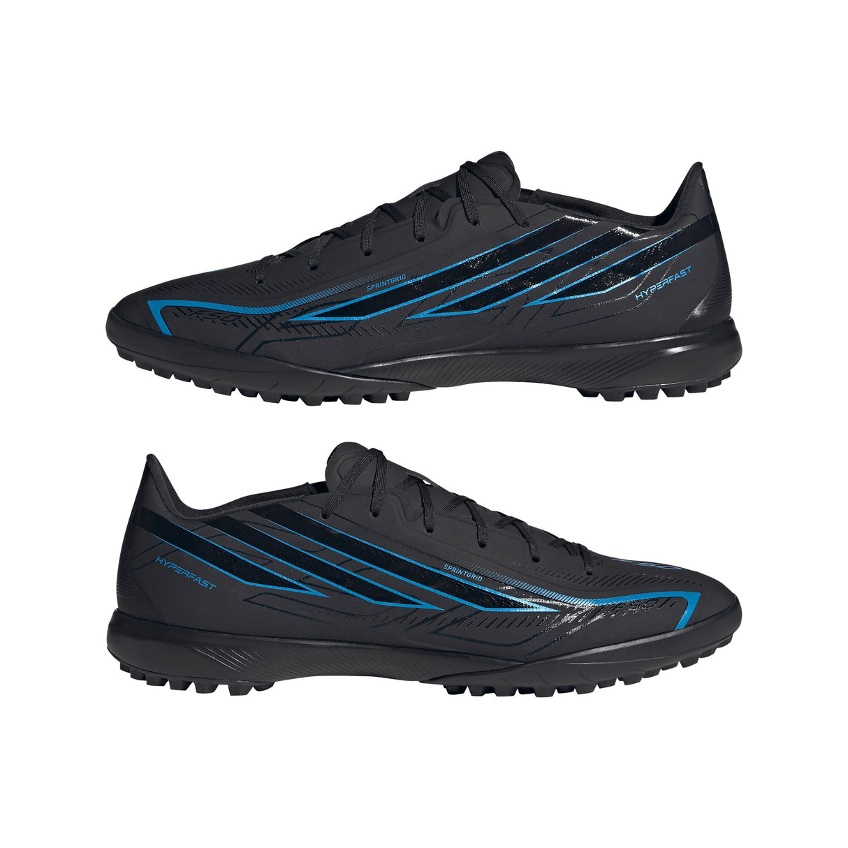 adidas F50 Hyperfast League Turf Men's Soccer Cleats - Black/Black/Blue - Best Buy Soccer