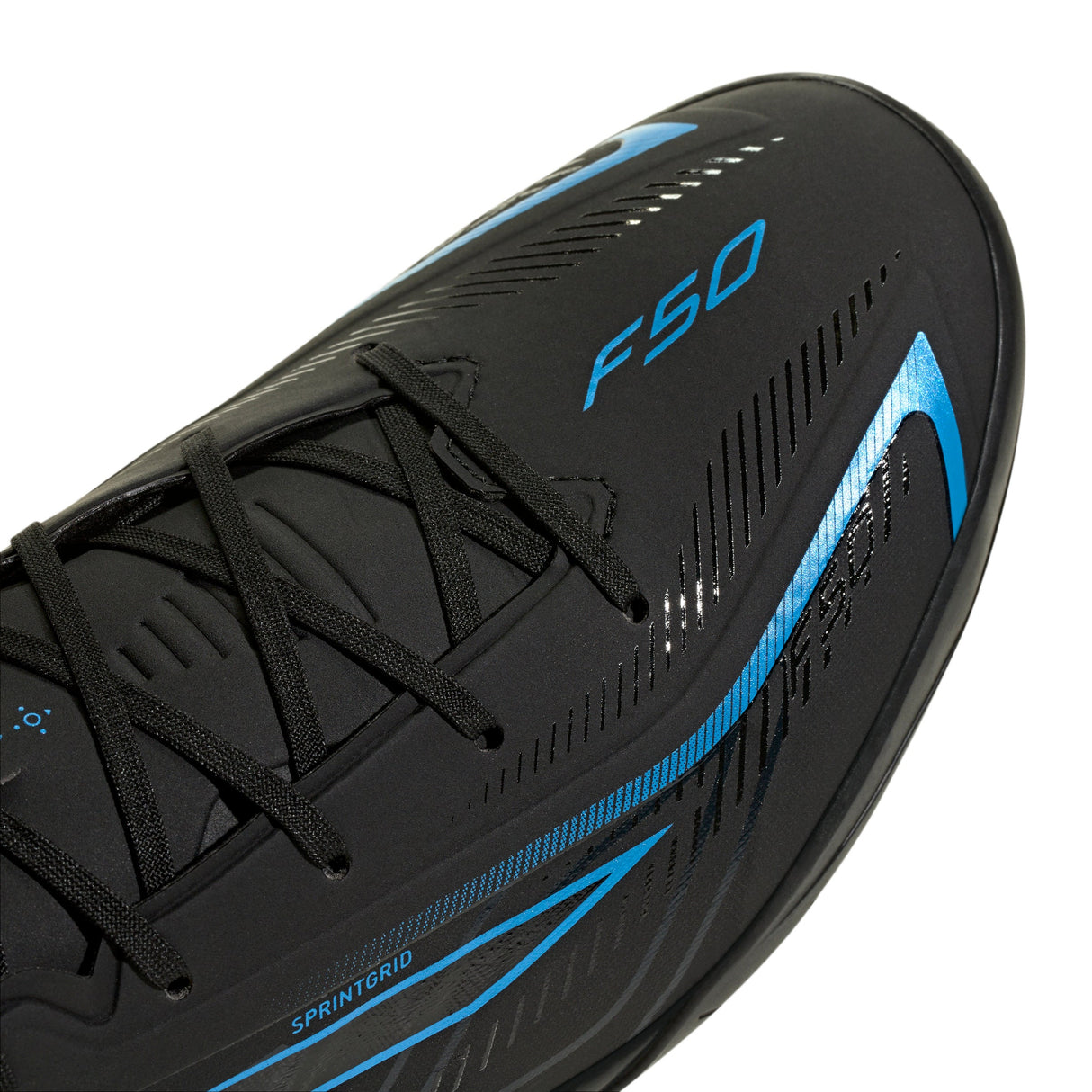 adidas F50 Hyperfast League Turf Men's Soccer Cleats - Black/Black/Blue - Best Buy Soccer