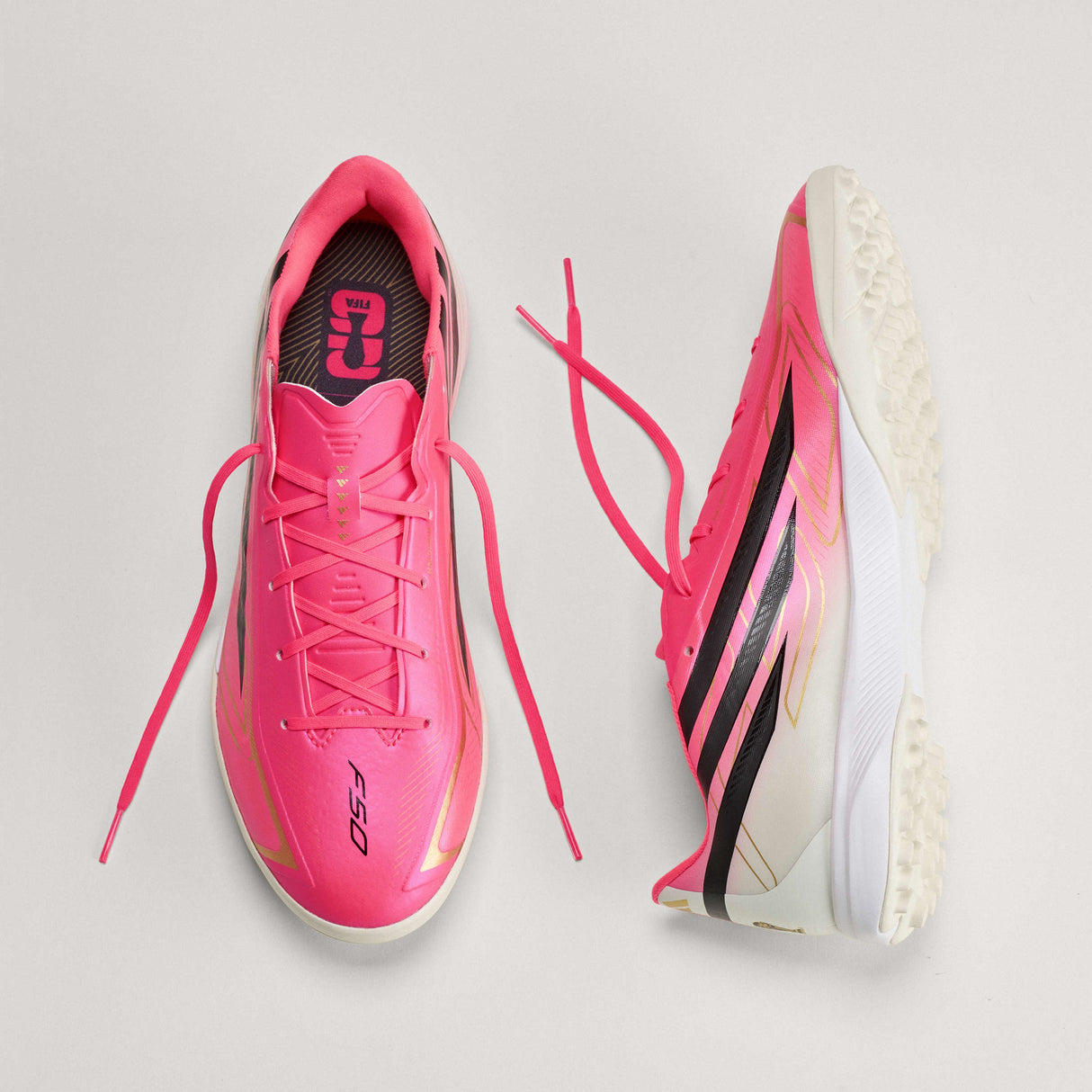 adidas F50 Hyperfast League Turf Men's Soccer Cleats - Turquesa/Black/Gold - Best Buy Soccer