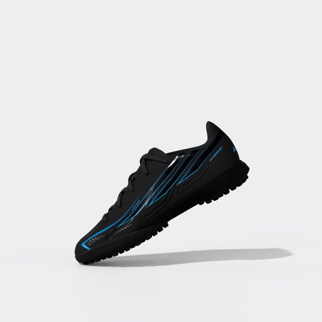 adidas F50 Hyperfast League Turf Youth Soccer Cleats - Black/Black/Blue - Best Buy Soccer