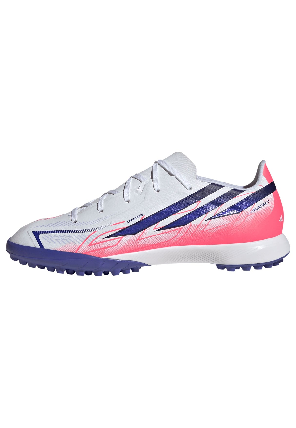 adidas F50 Hyperfast League Turf Youth Soccer Cleats - White/Purple - Best Buy Soccer