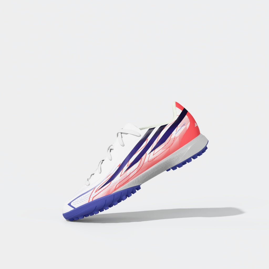 adidas F50 Hyperfast League Turf Youth Soccer Cleats - White/Purple - Best Buy Soccer