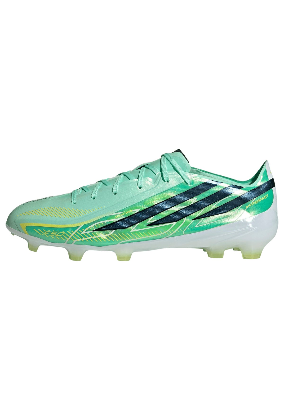 adidas F50 Hyperfast Pro FG Firm Ground Men's Soccer Cleats - Mint/Black/Lemon - Best Buy Soccer
