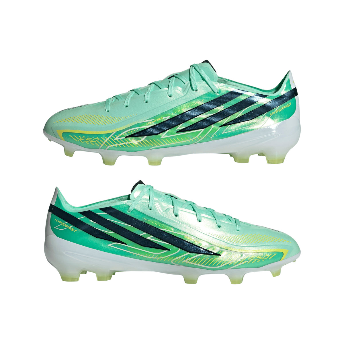 adidas F50 Hyperfast Pro FG Firm Ground Men's Soccer Cleats - Mint/Black/Lemon - Best Buy Soccer