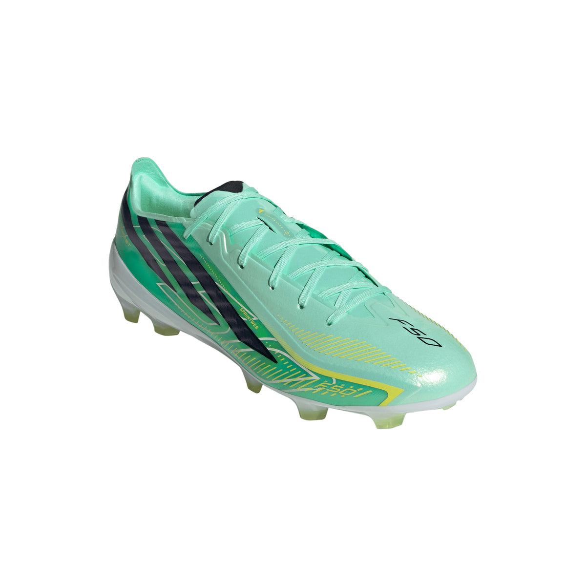 adidas F50 Hyperfast Pro FG Firm Ground Men's Soccer Cleats - Mint/Black/Lemon - Best Buy Soccer