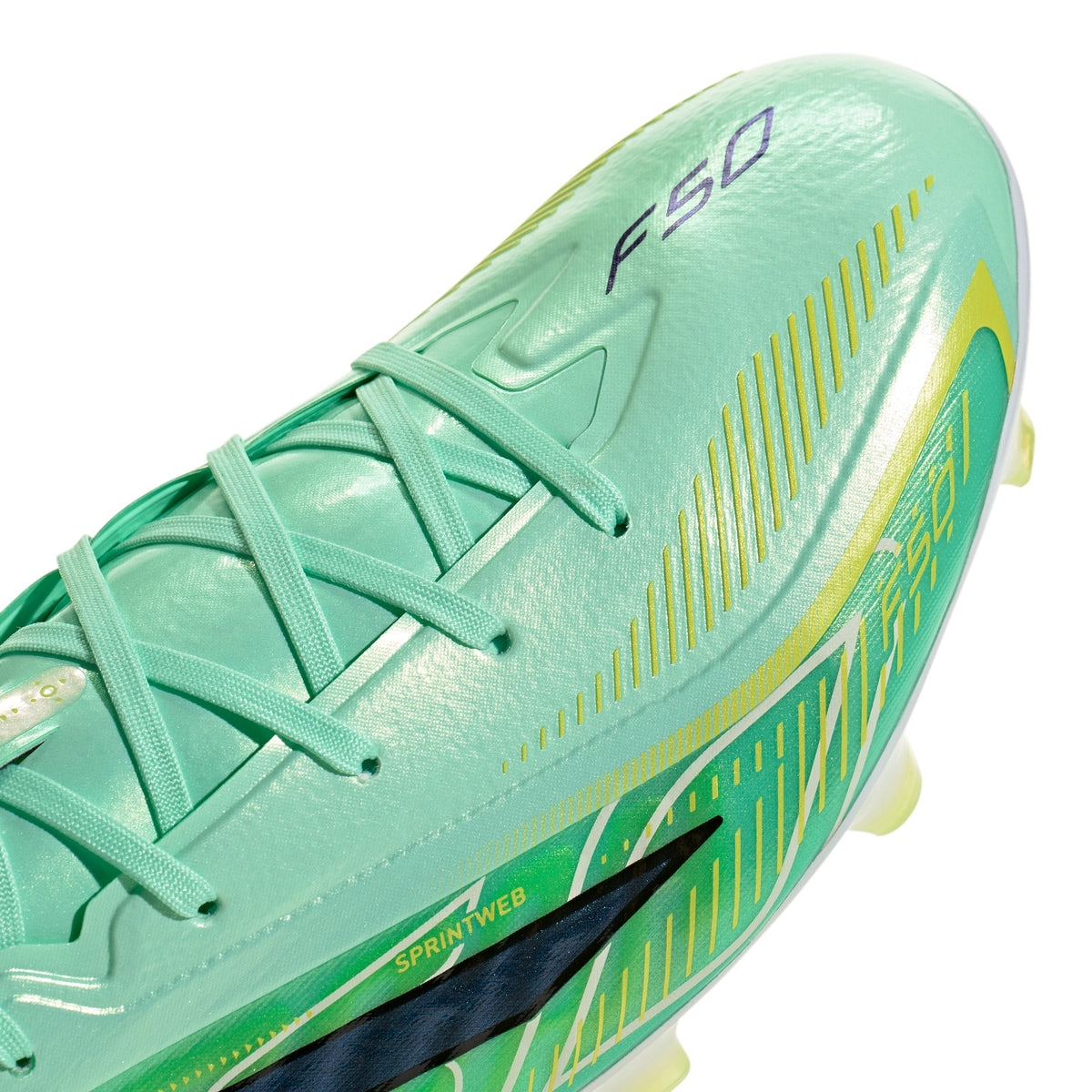 adidas F50 Hyperfast Pro FG Firm Ground Men's Soccer Cleats - Mint/Black/Lemon - Best Buy Soccer