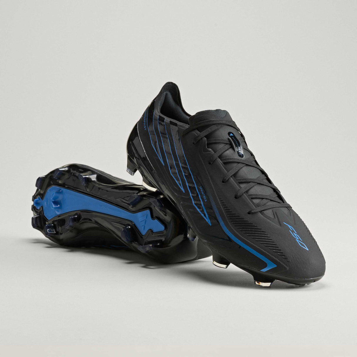 adidas F50 Hyperfast Pro Firm Ground Men's Soccer Cleats - Black/Black/Blue - Best Buy Soccer
