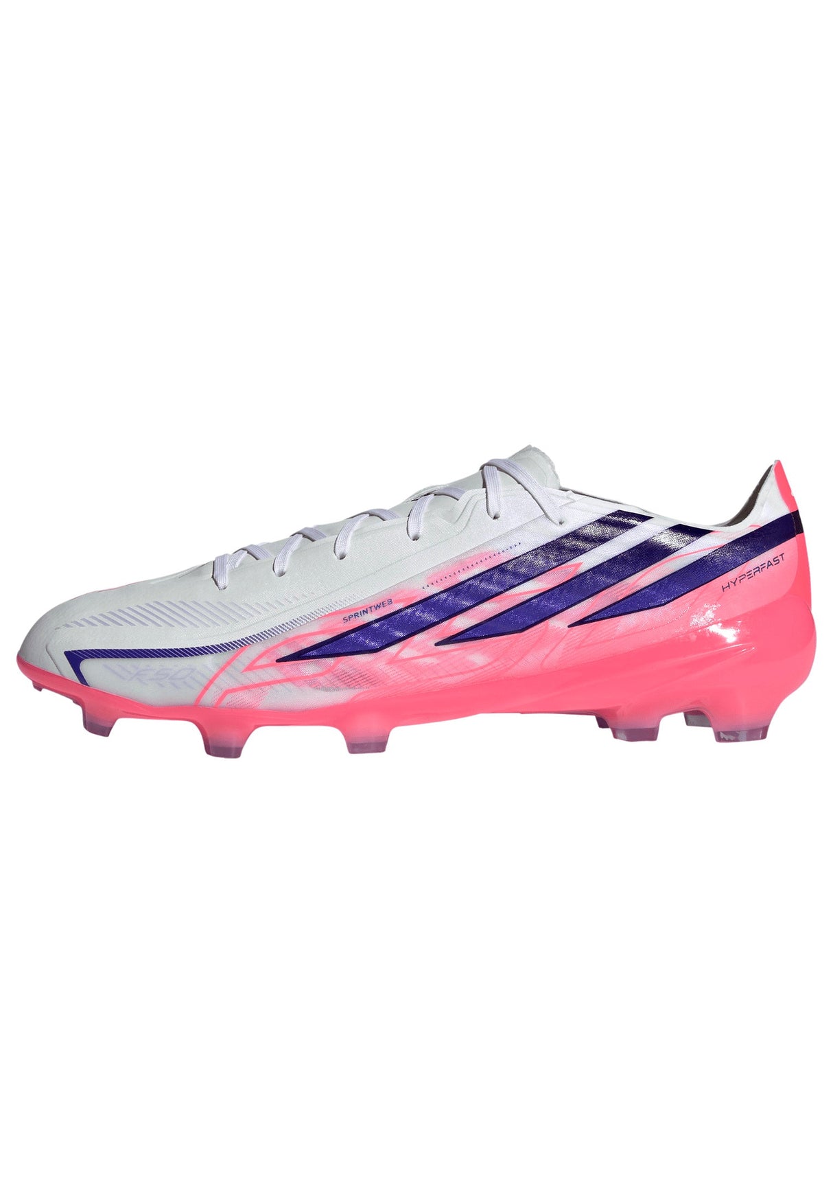 adidas F50 Hyperfast Pro Firm Ground Men's Soccer Cleats - White/Purple - Best Buy Soccer