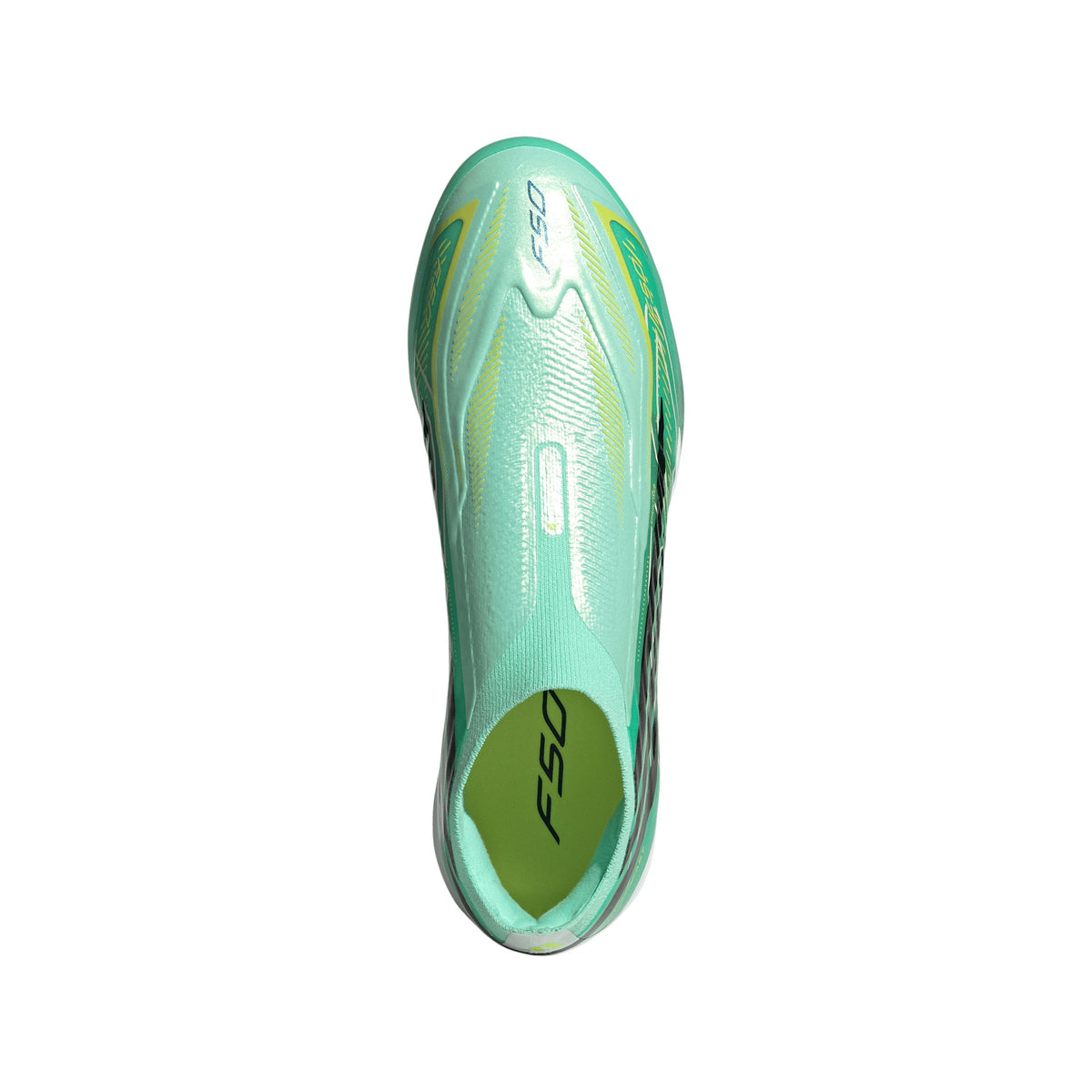 adidas F50 Hyperfast Pro Laceless TF Turf Men's Soccer Cleats - Green Mint/Black/Lemon - Best Buy Soccer