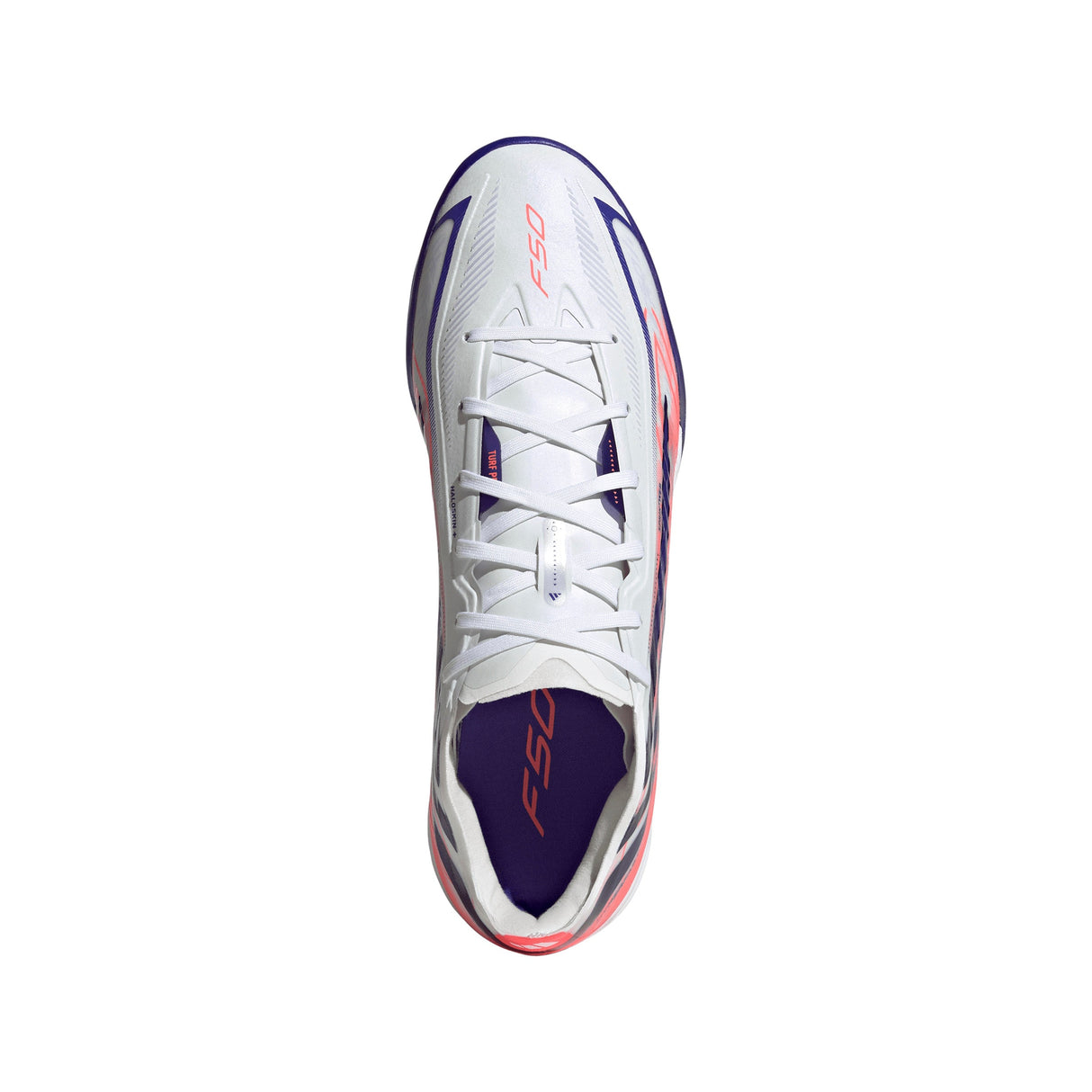 adidas F50 Hyperfast Pro Turf Men's Soccer Cleats - White/Purple - Best Buy Soccer