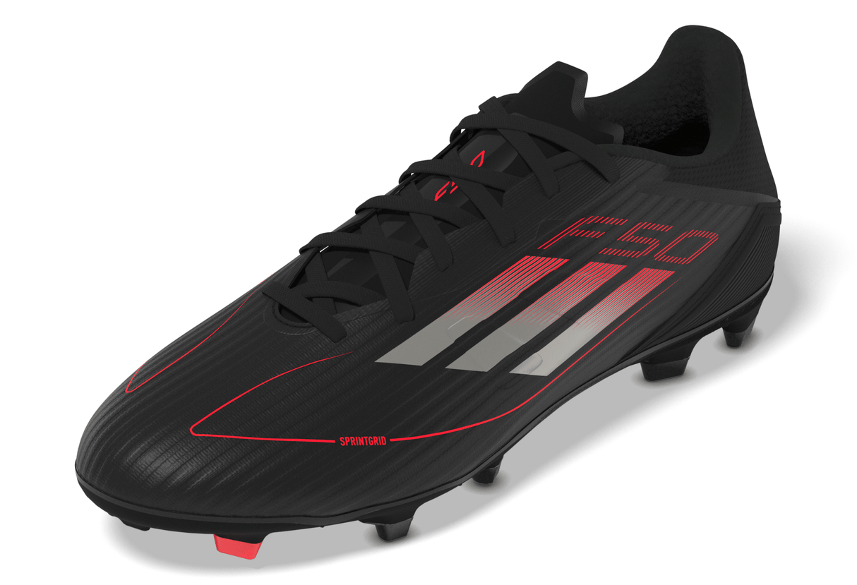 adidas F50 League Firm/Multi - Ground Boots Black/Iron - Best Buy Soccer