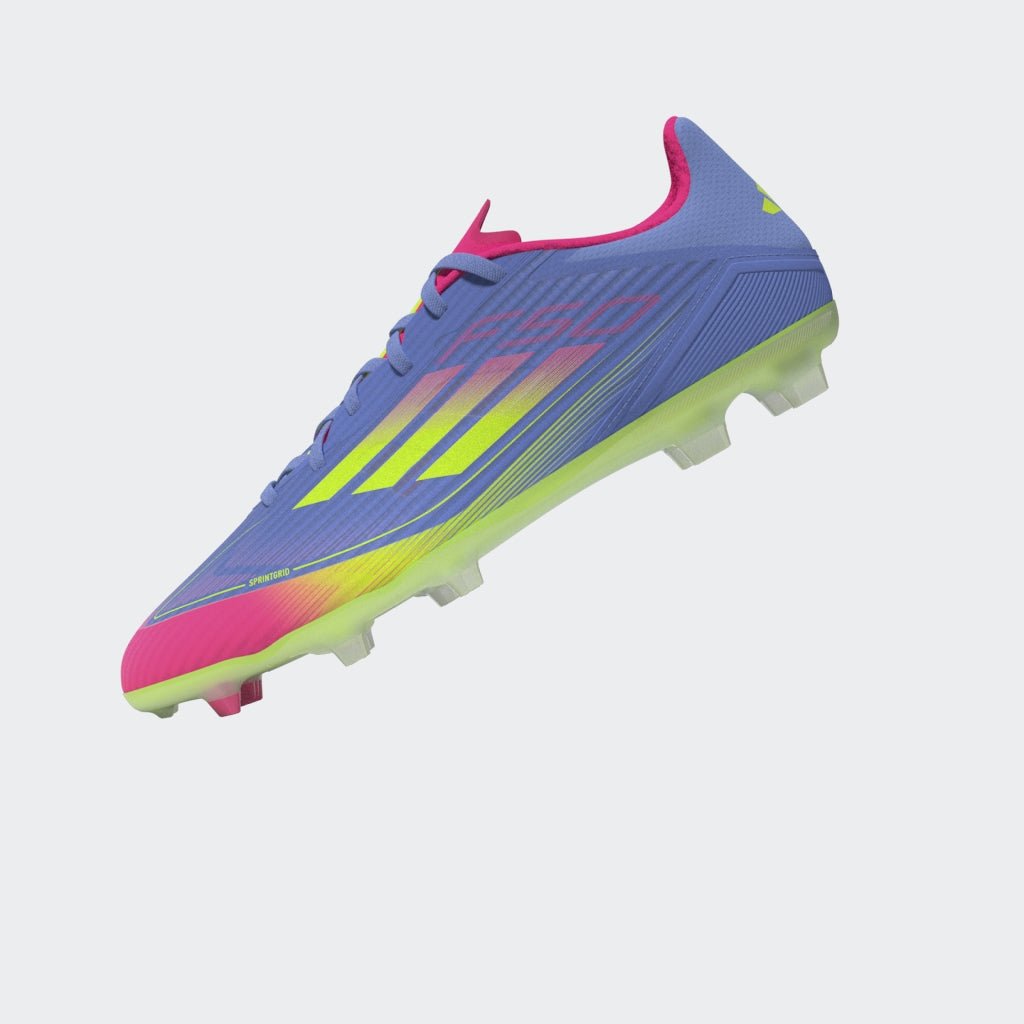 adidas F50 League Firm/Multi - Ground Boots Blue Fusion/Lucid Lemon/Lucid Pink - Best Buy Soccer
