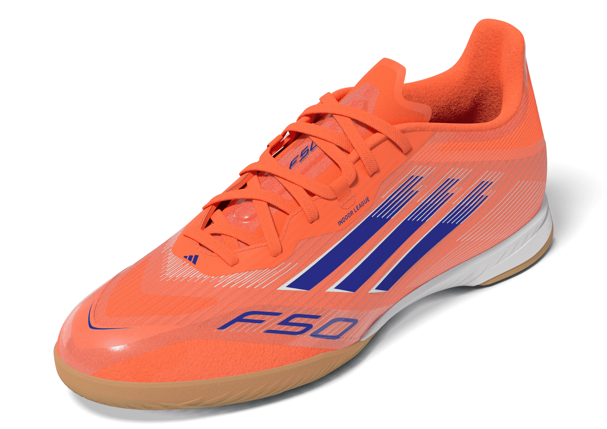 adidas F50 League IN Men's Soccer Shoes - Orange/Blue/White - Best Buy Soccer