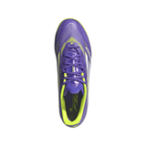 adidas F50 League Indoor Soccer Shoes - Purple/White/Lemon - Best Buy Soccer