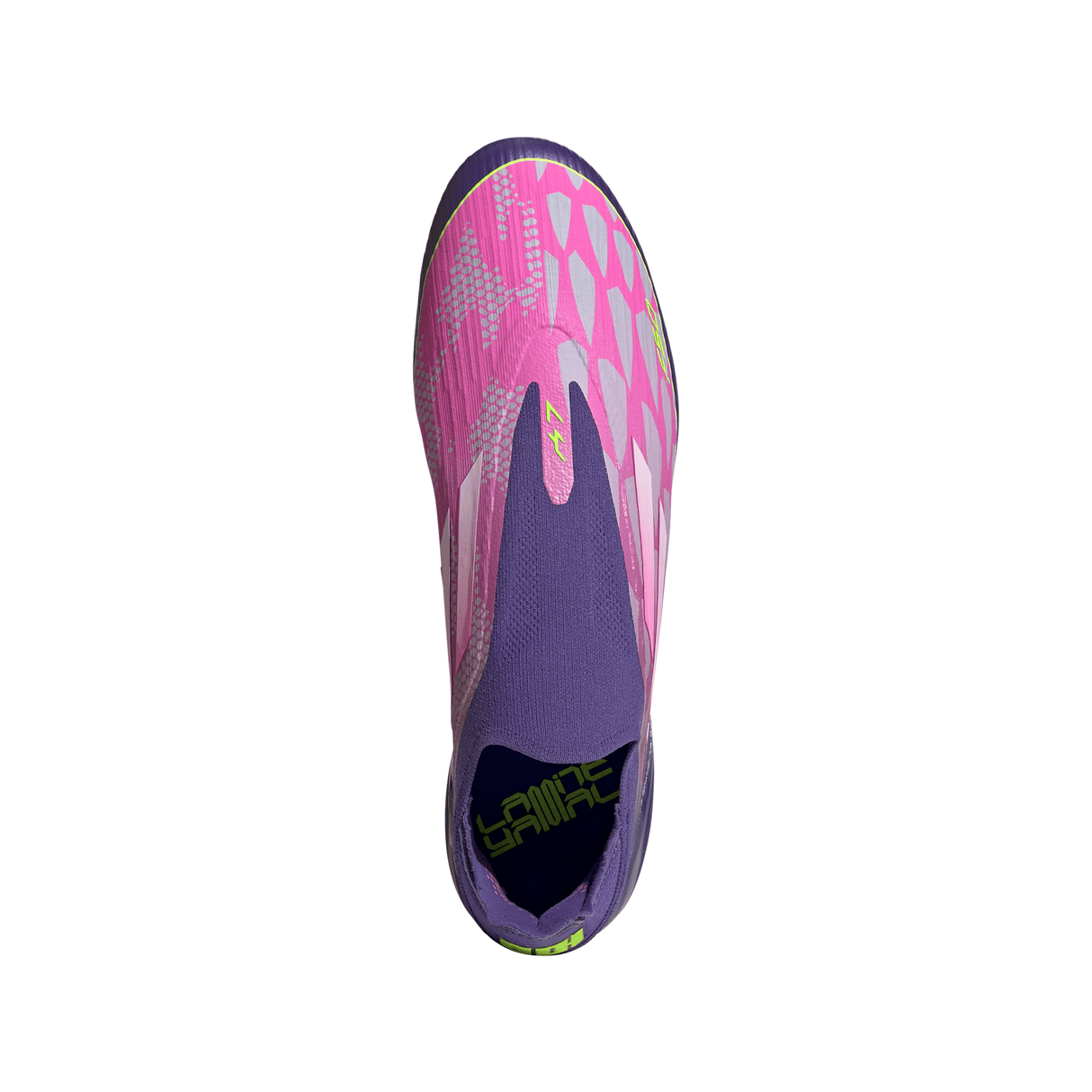 adidas F50 LEAGUE Laceless FG Men's Soccer Cleats - Purple/White/Lemon - Best Buy Soccer