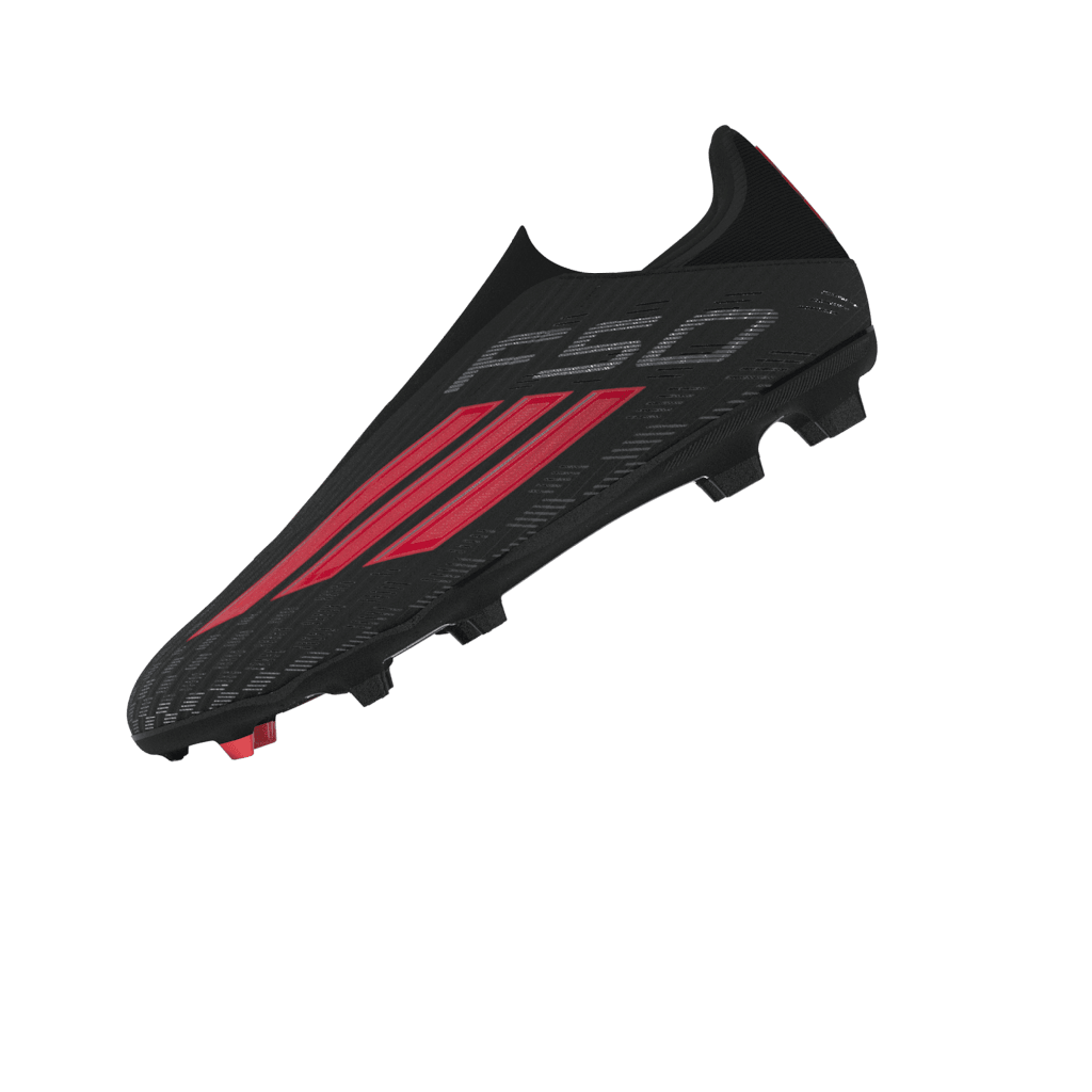 adidas F50 League Laceless FG/MG Firm Ground / Multi Ground Men´s Soccer Cleats - Black/Red - Best Buy Soccer