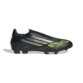 adidas F50 League Laceless FG/MG Men's Soccer Cleats - Black/IronMt/Lemon - Best Buy Soccer