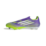 adidas F50 League Laceless FG/MG Men's Soccer Cleats - Purple/White/Lemon - Best Buy Soccer