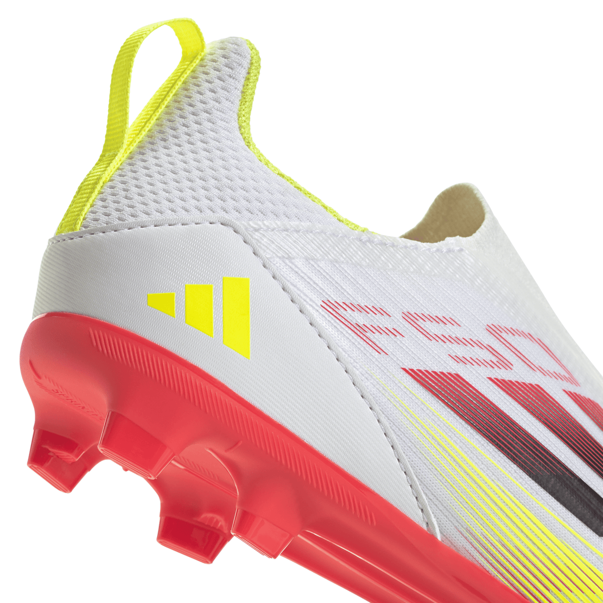 adidas F50 League Laceless FG/MG Youth Soccer Cleats - White/Black/Yellow - Best Buy Soccer