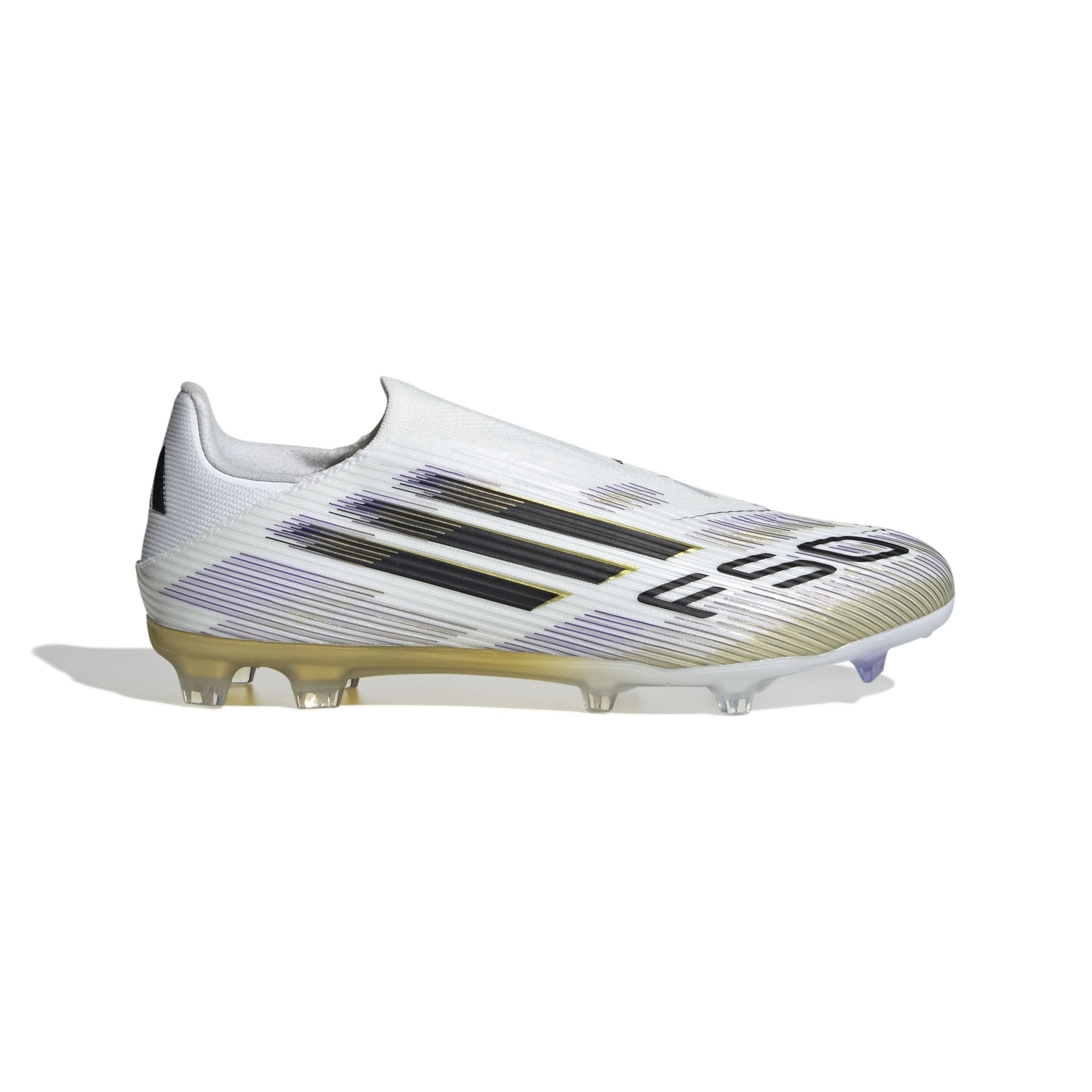 adidas F50 League Laceless Firm/Multi - Ground Boots White/Black - Best Buy Soccer