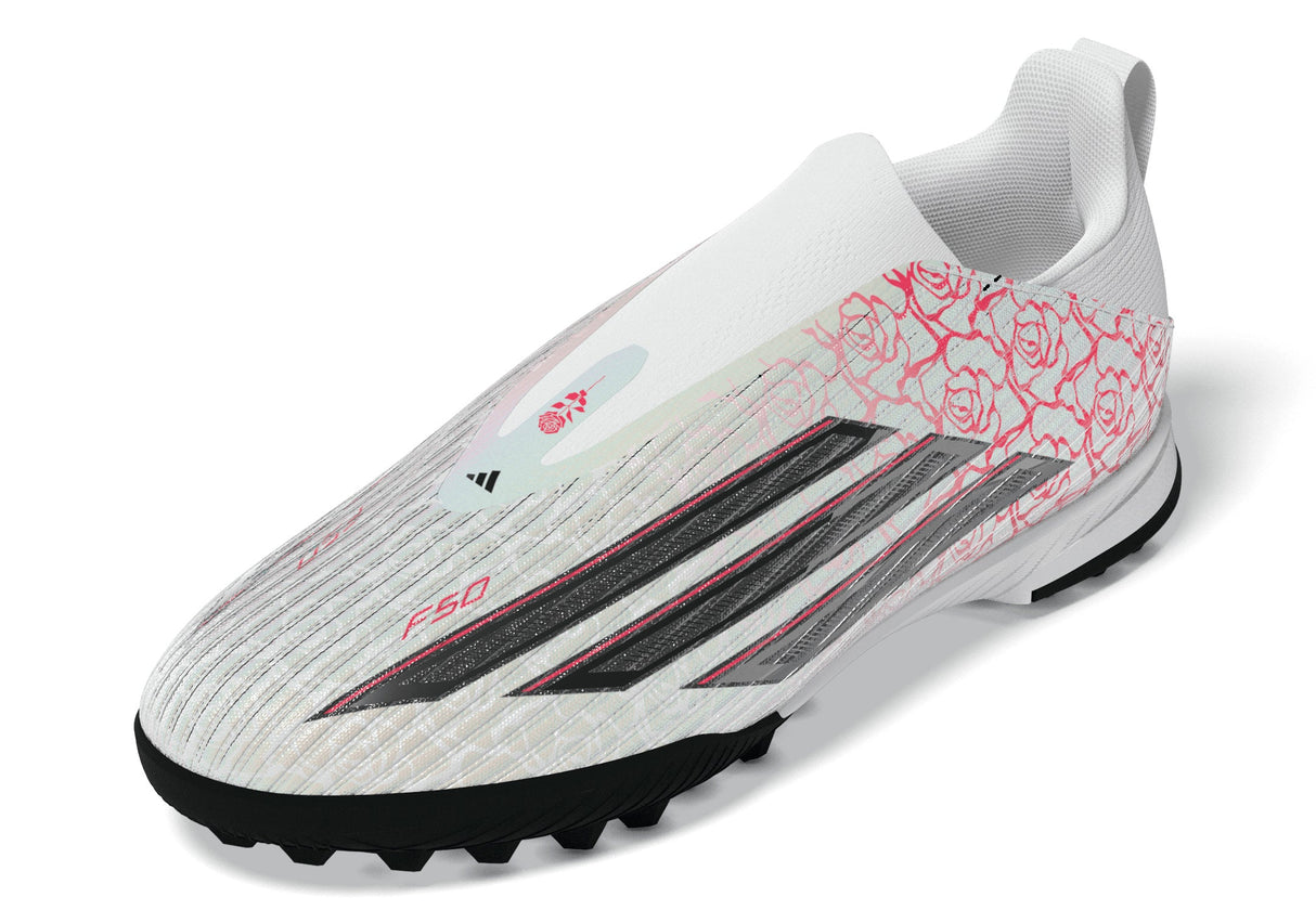 adidas F50 League Laceless TF Turf Youth Soccer Cleats - White/Black/Red - Best Buy Soccer