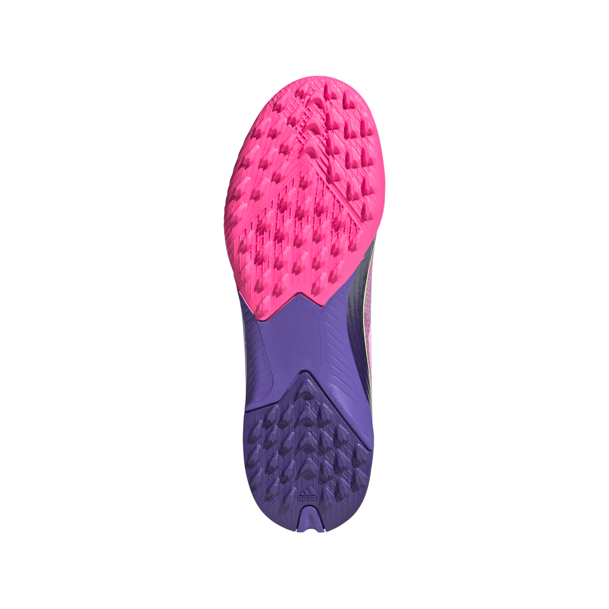 adidas F50 LEAGUE Laceless TF Youth Soccer Cleats - Purple/White/Lemon - Best Buy Soccer