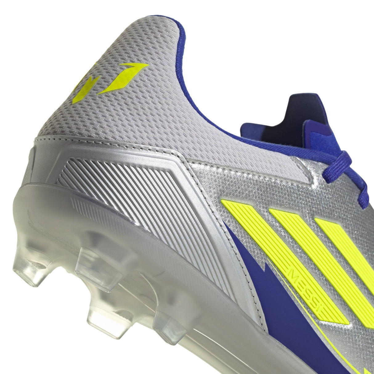 adidas F50 League Messi Firm/Multi - Ground Boots Silver/Yellow - Best Buy Soccer