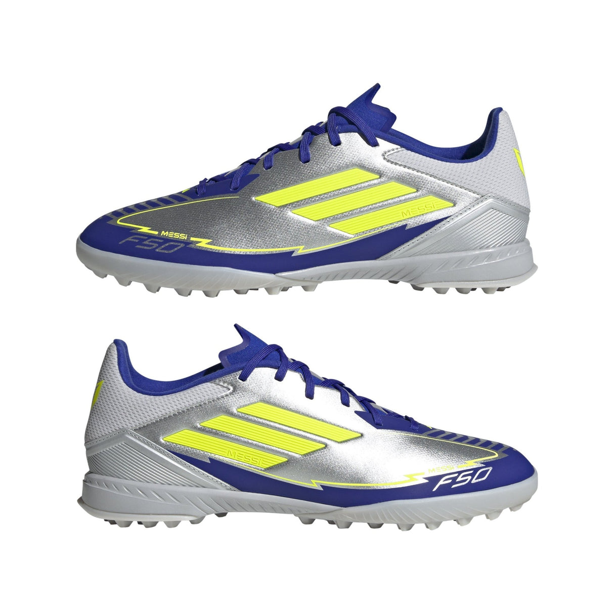 adidas F50 League Messi Turf Boots Silver - Best Buy Soccer