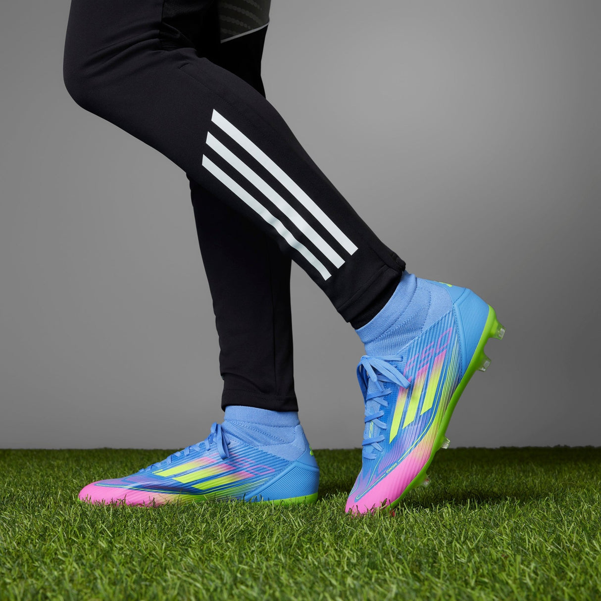 adidas F50 League Mid Firm/Multi - Ground Boots Women's Blue - Best Buy Soccer