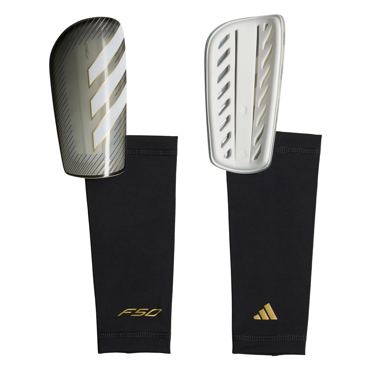 adidas F50 League Soccer Shin Guards - Carbon/Black/Gold - Best Buy Soccer
