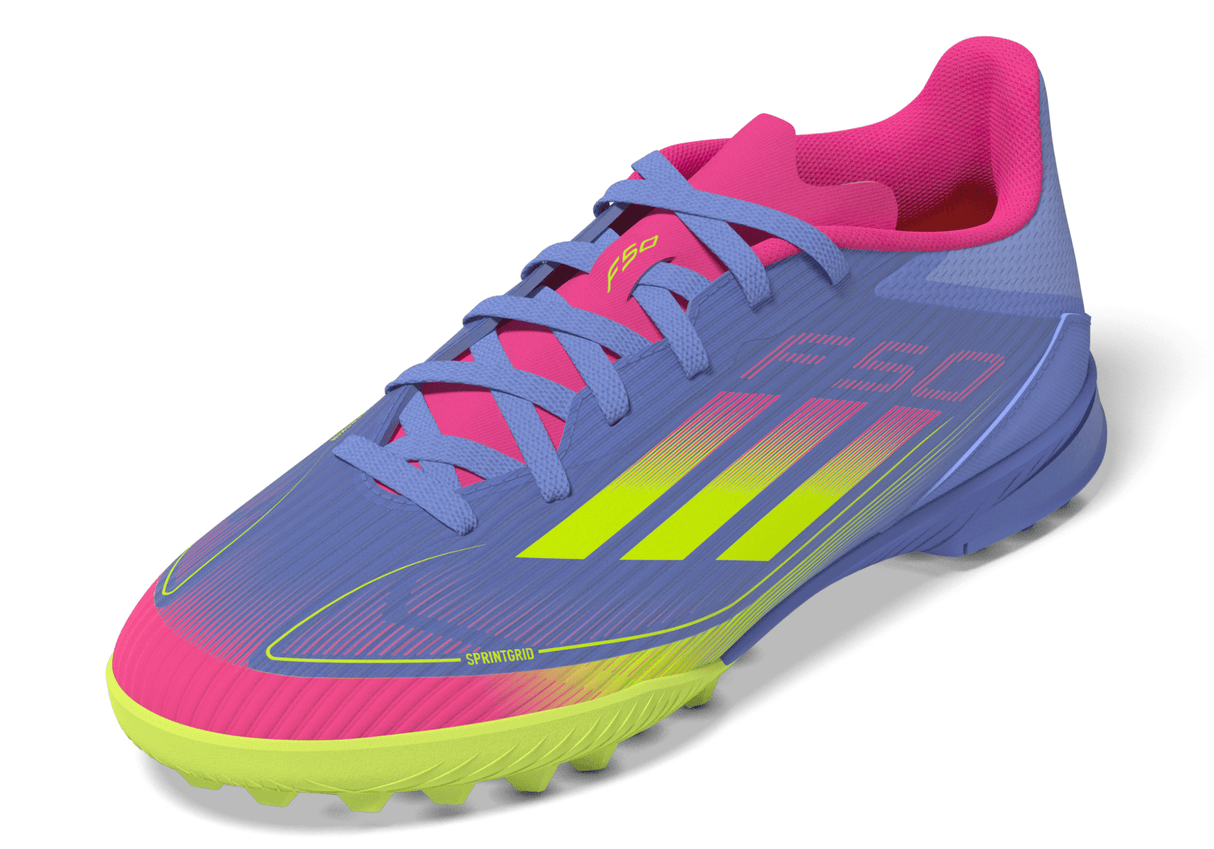 adidas F50 League Turf Boots Junior Blue - Best Buy Soccer