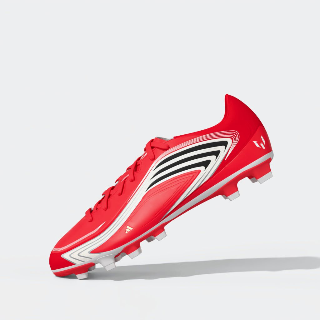 adidas F50 Messi Club FG/MG Firm Ground/Multi Ground Men's Soccer Cleats - Red/Black - Best Buy Soccer