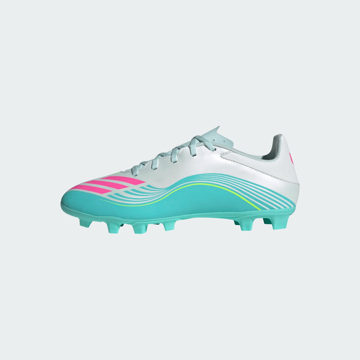 adidas F50 Messi Club FG/MG Firm Ground/Multi Ground Men's Soccer Cleats - White/Pink/Aqua - Best Buy Soccer