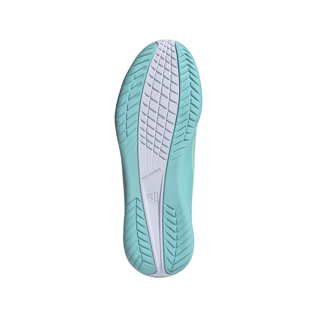 adidas F50 Messi Club IN Indoor Youth Soccer Shoes - White/Pink/Aqua - Best Buy Soccer