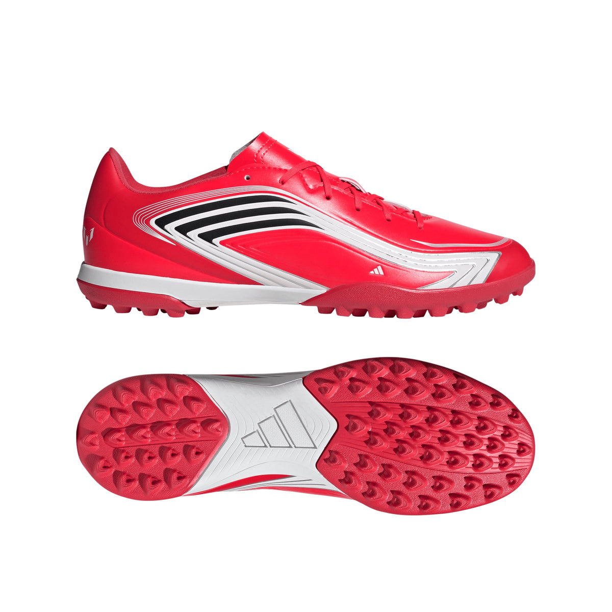 adidas F50 Messi Club TF Turf Men's Soccer Cleats - Red/Black - Best Buy Soccer