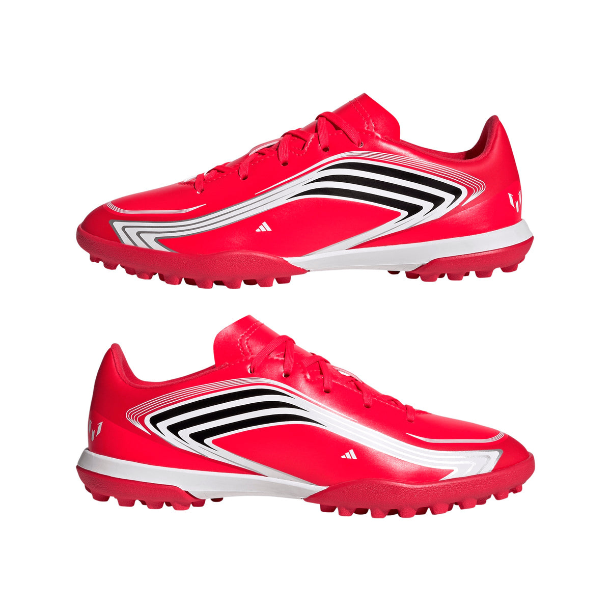 adidas F50 Messi Club TF Turf Youth Soccer Cleats - Red/Black - Best Buy Soccer