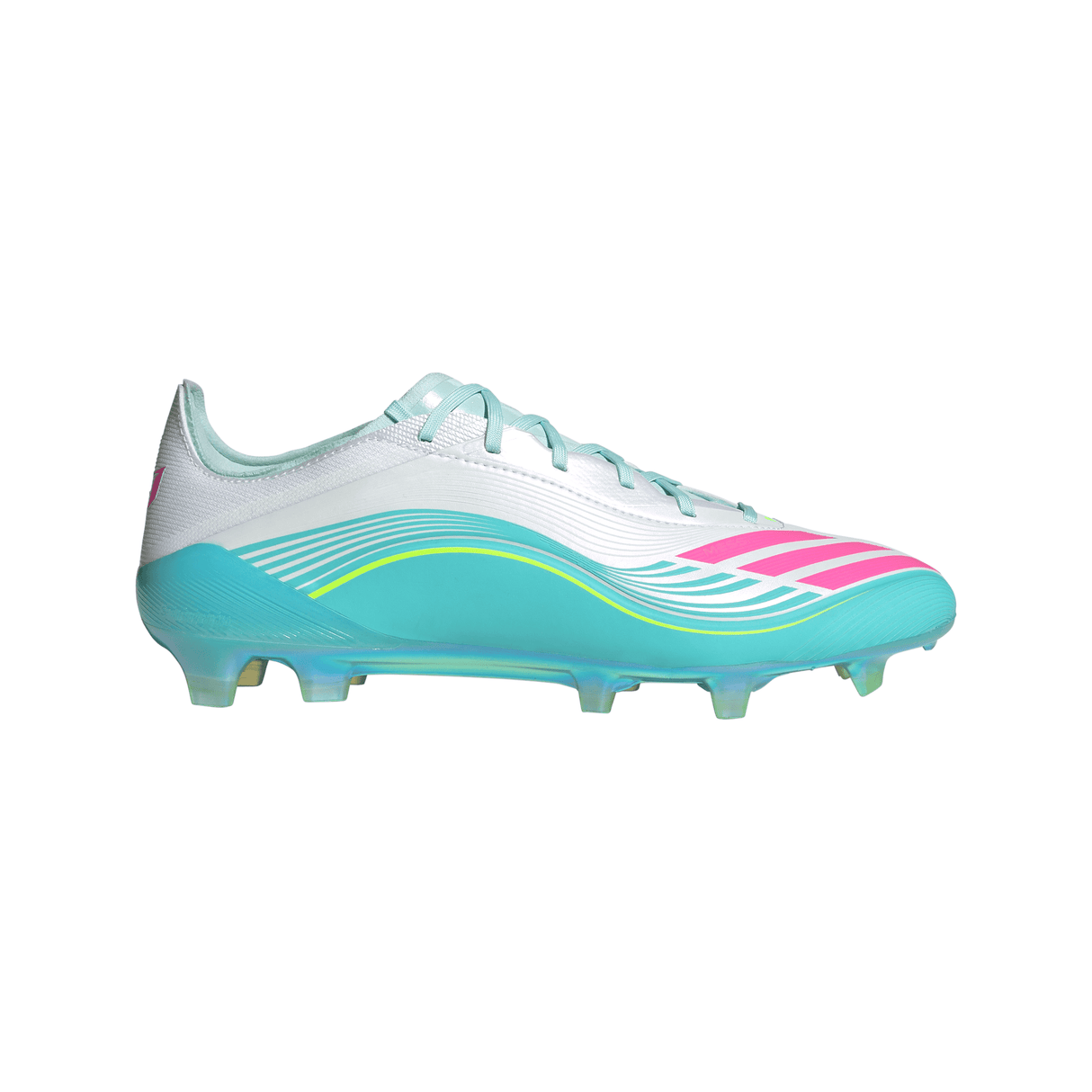 adidas F50 Messi Elite FG Firm Ground Men's Soccer Cleats - White/Pink/Aqua - Best Buy Soccer