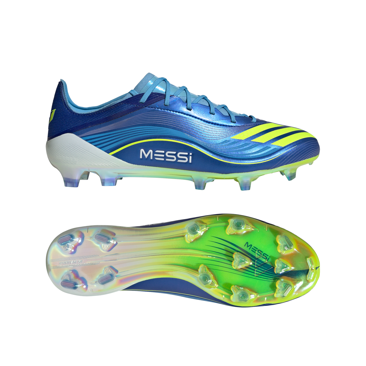 adidas F50 Messi Elite FG Men's Soccer Cleats - Royal Blue/Yellow/Blue - Best Buy Soccer