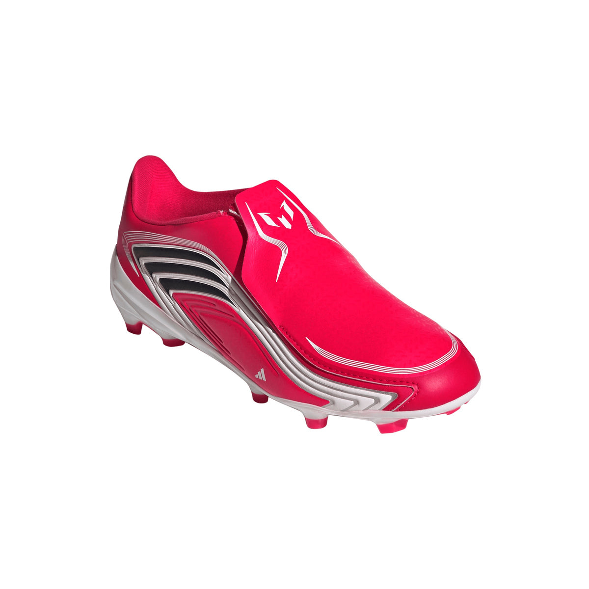 adidas F50 Messi League Laceless FG Firm Ground Youth Soccer Cleats - Red/Black - Best Buy Soccer