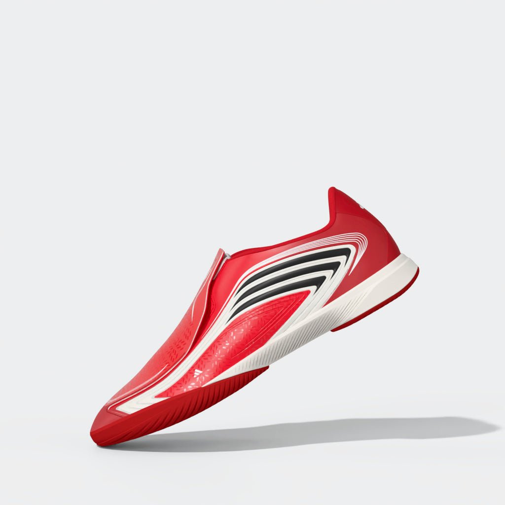 adidas F50 Messi League Laceless IN Indoor Youth Soccer Shoes - Red/Black - Best Buy Soccer