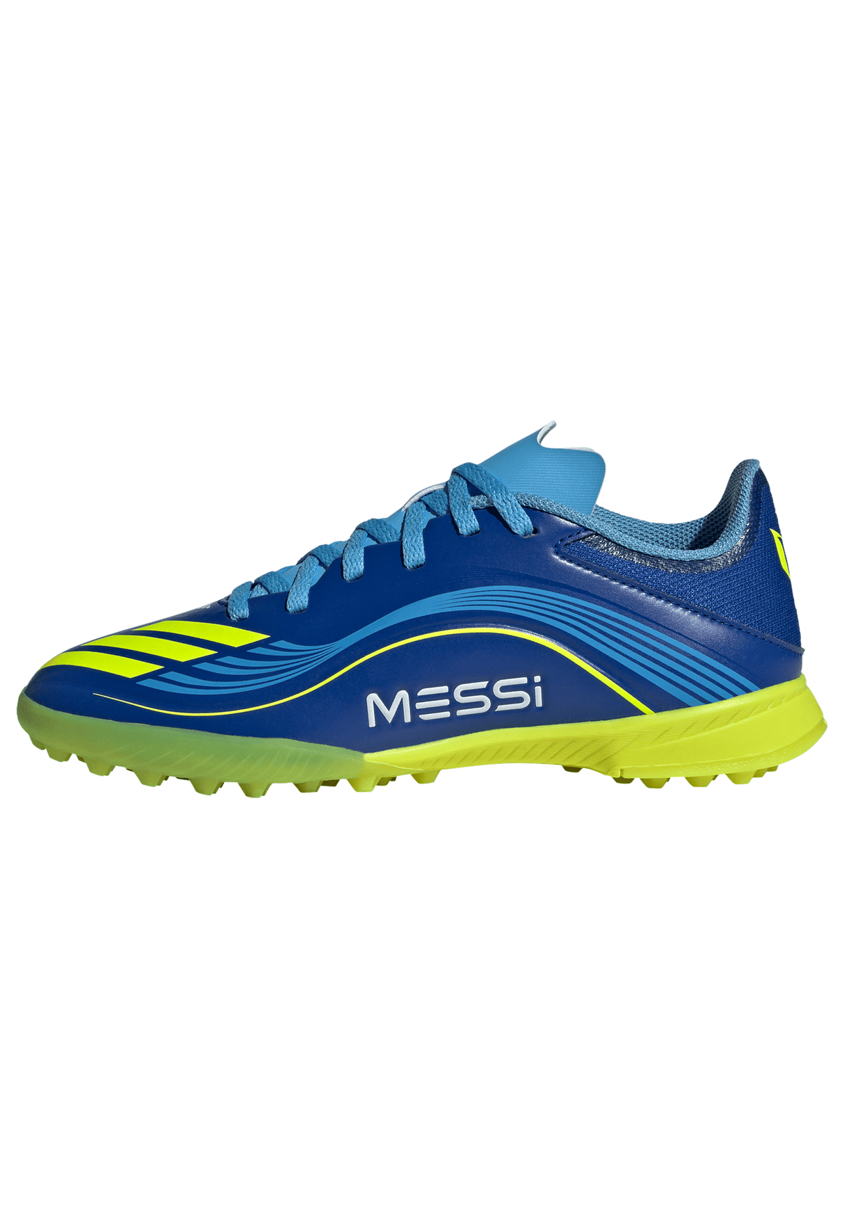 adidas F50 Messi League TF Youth Soccer Cleats - Royal Blue/Yellow/Blue - Best Buy Soccer
