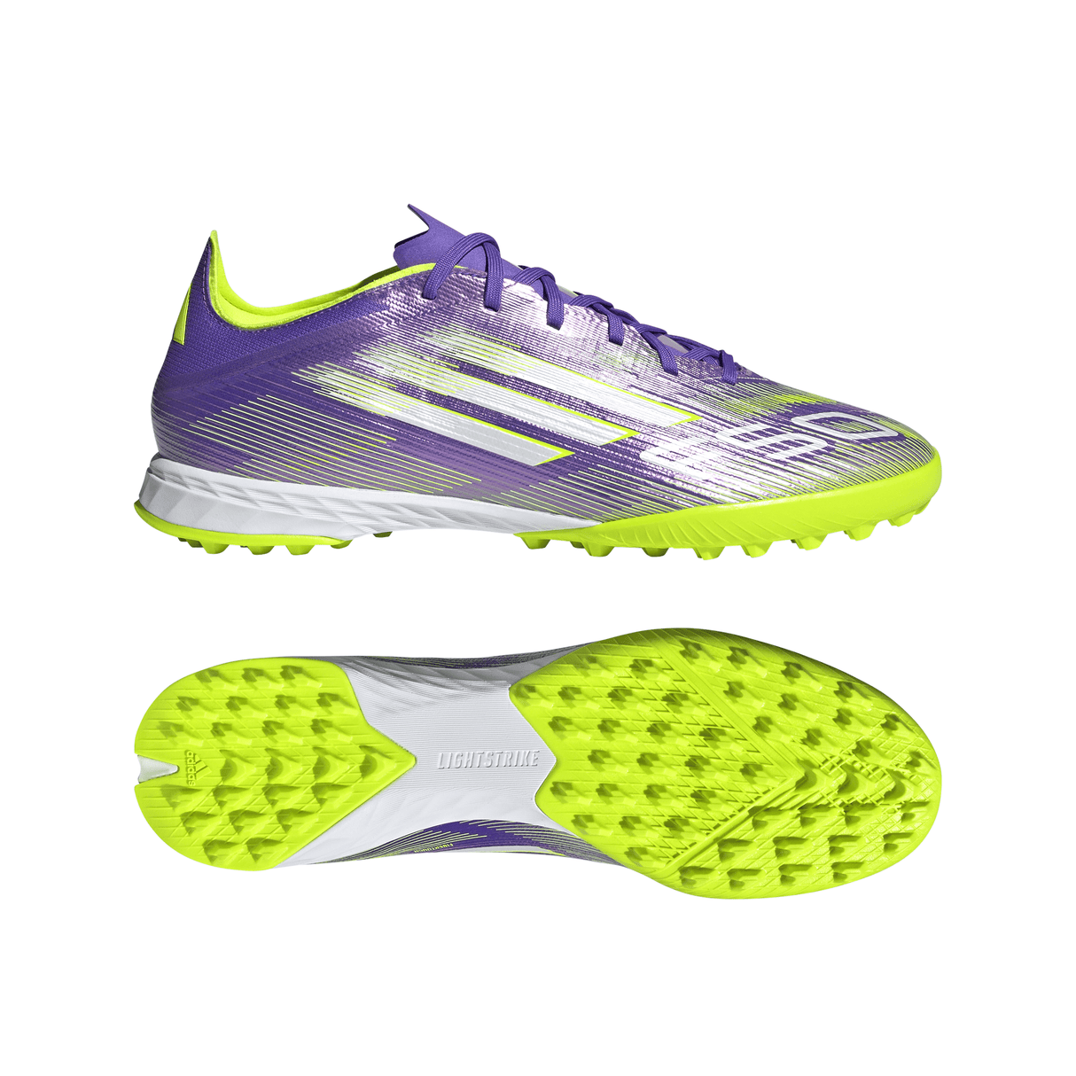 adidas F50 Pro Turf Soccer Cleats - Purple/White/Lemon - Best Buy Soccer