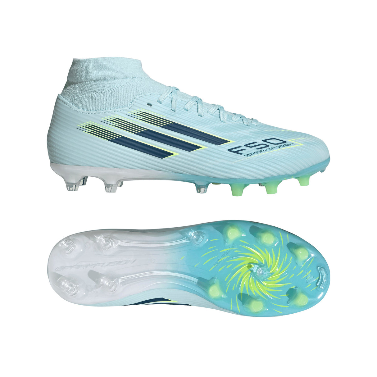 adidas F50 SparkFusion League Mid Cut FG/AG Firm Ground/Artificial Ground Women's Soccer Cleats - Blue - Best Buy Soccer
