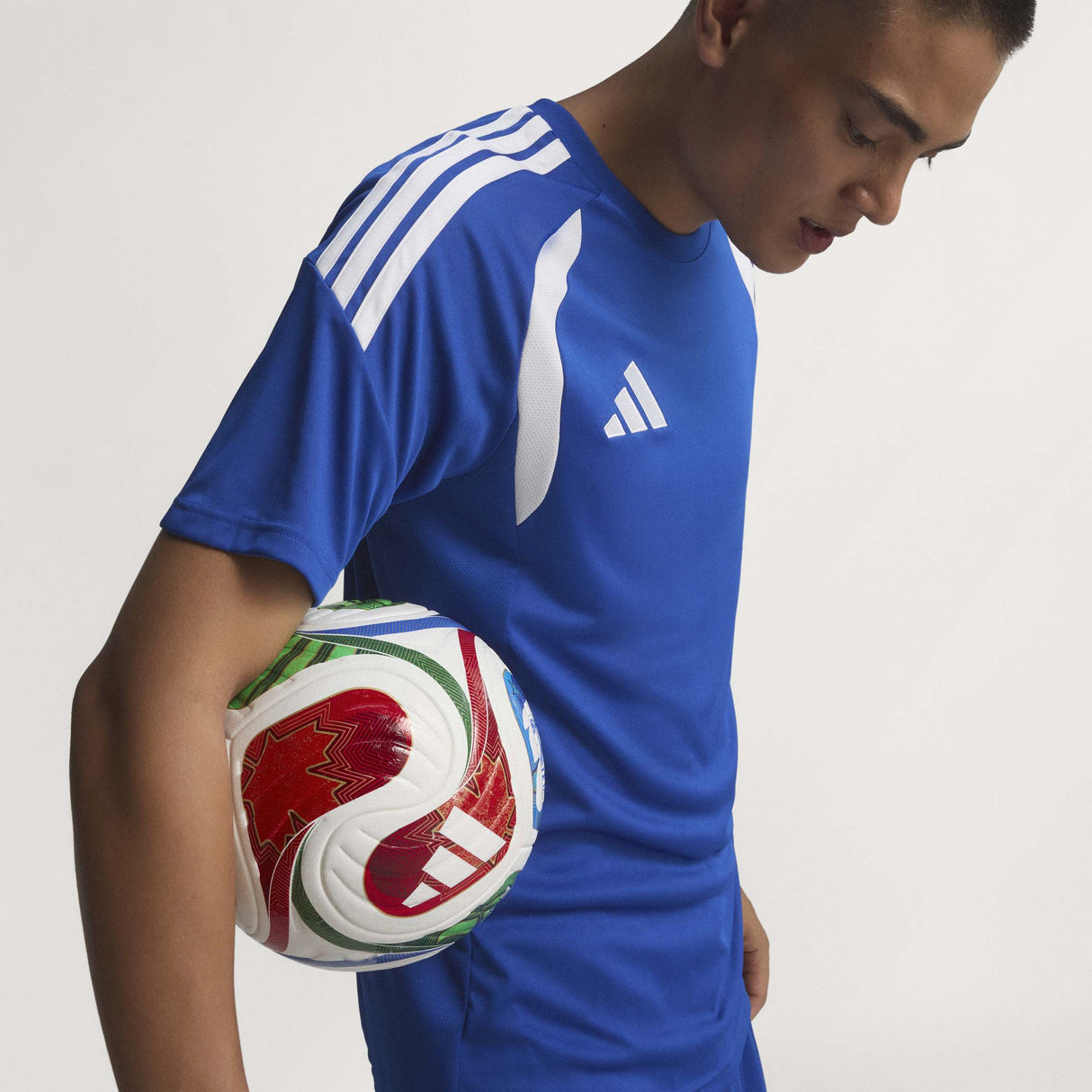 adidas FIFA World Cup 26™ Trionda Pro Soccer Ball- White/Blue/Red - Best Buy Soccer