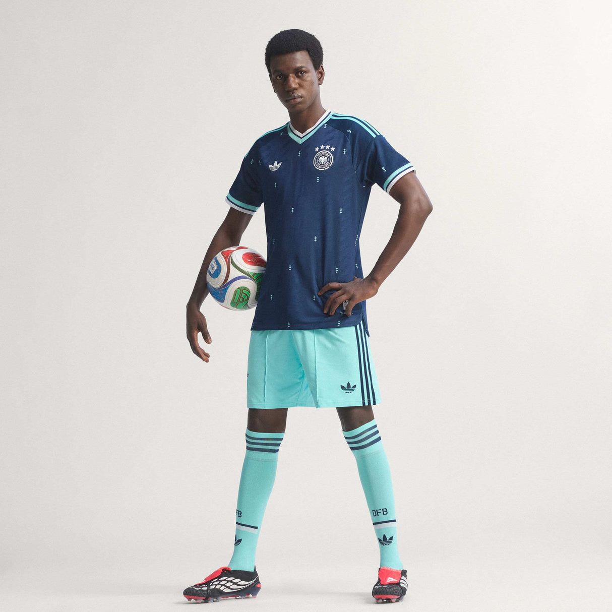 adidas Germany Away Authentic Men's Soccer Jersey 2026 - Navy - Best Buy Soccer