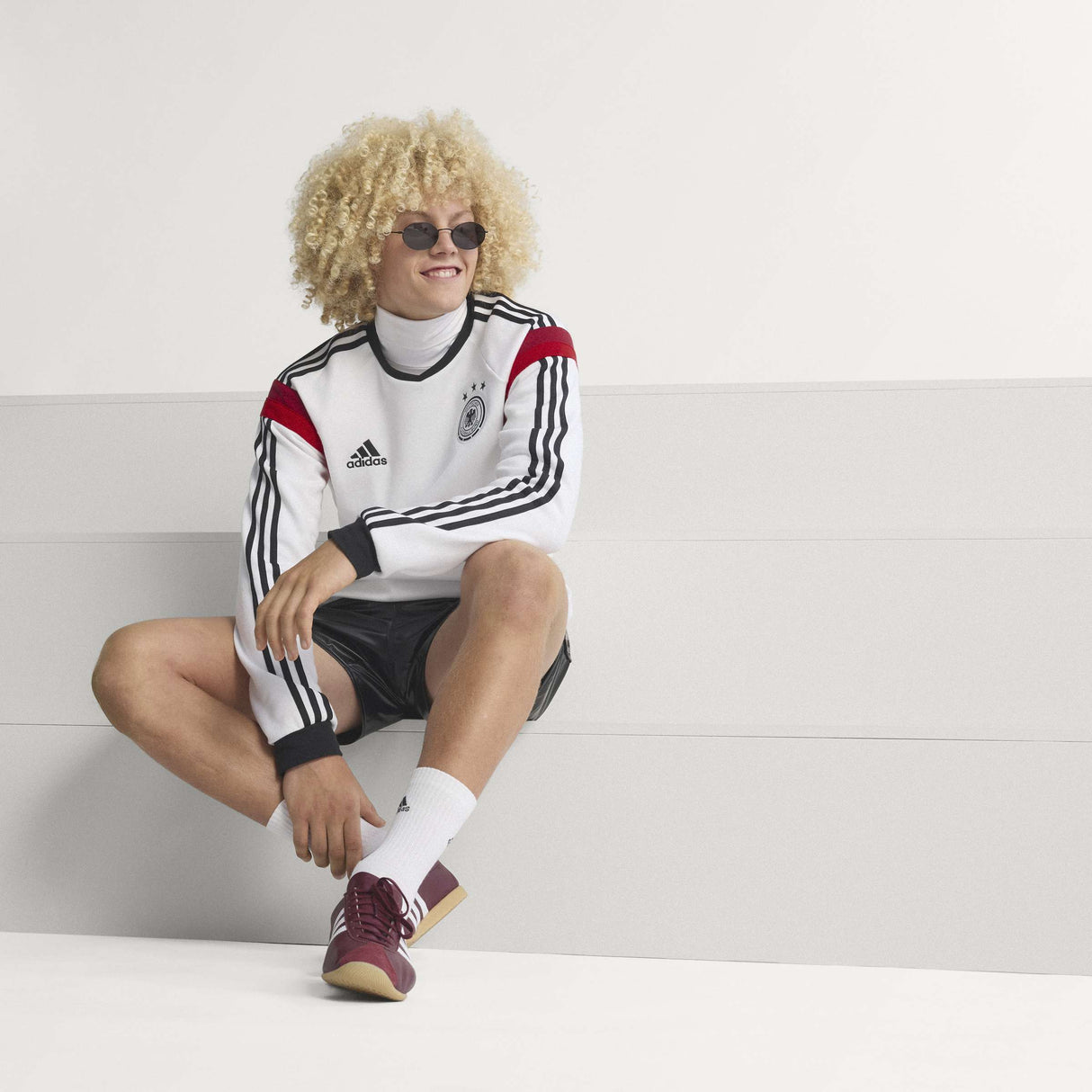 adidas Germany Crew 2014 Men's Soccer Sweatshirt -White - Best Buy Soccer