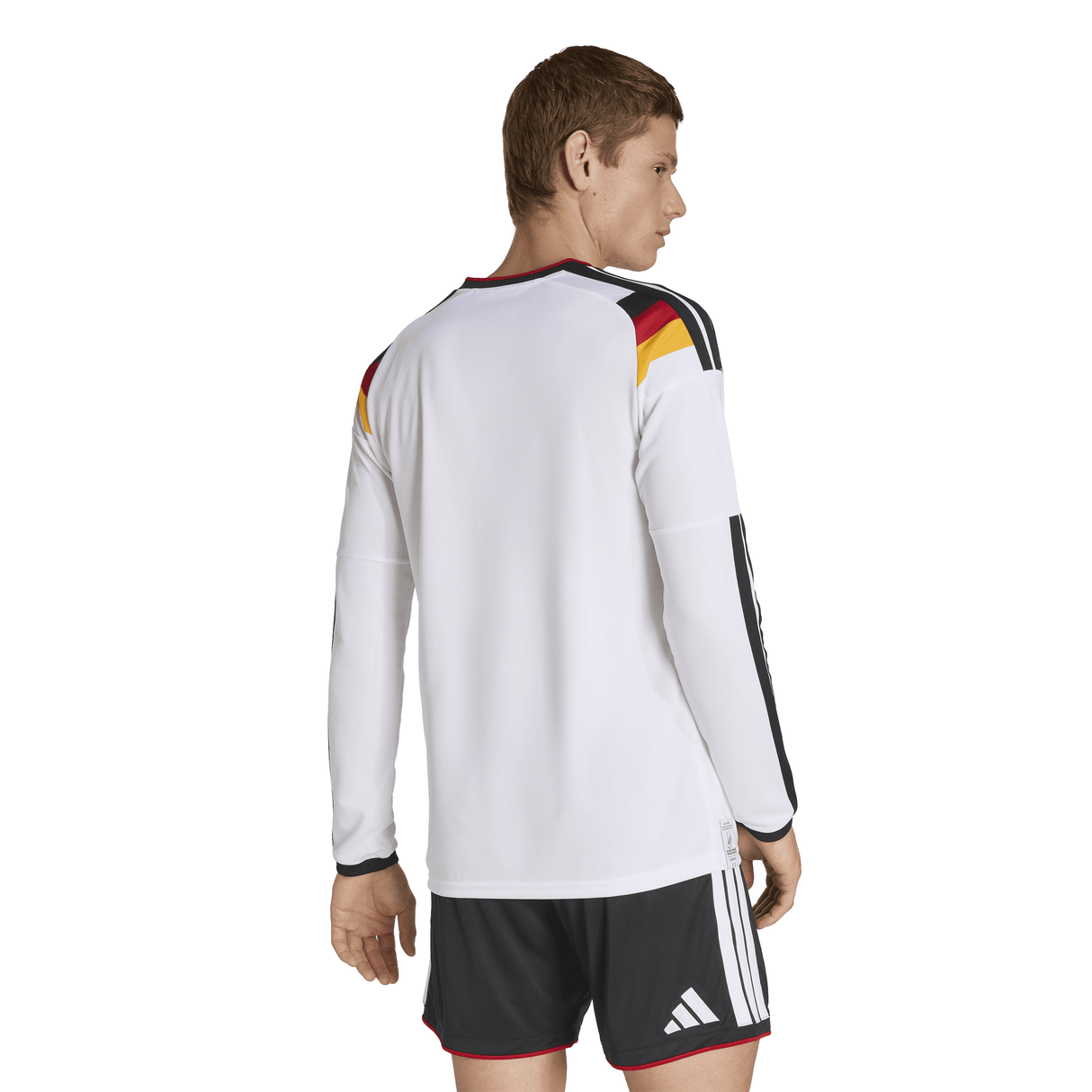 adidas Germany Home Long Sleeve Men's Soccer Jersey 26 - White - Best Buy Soccer