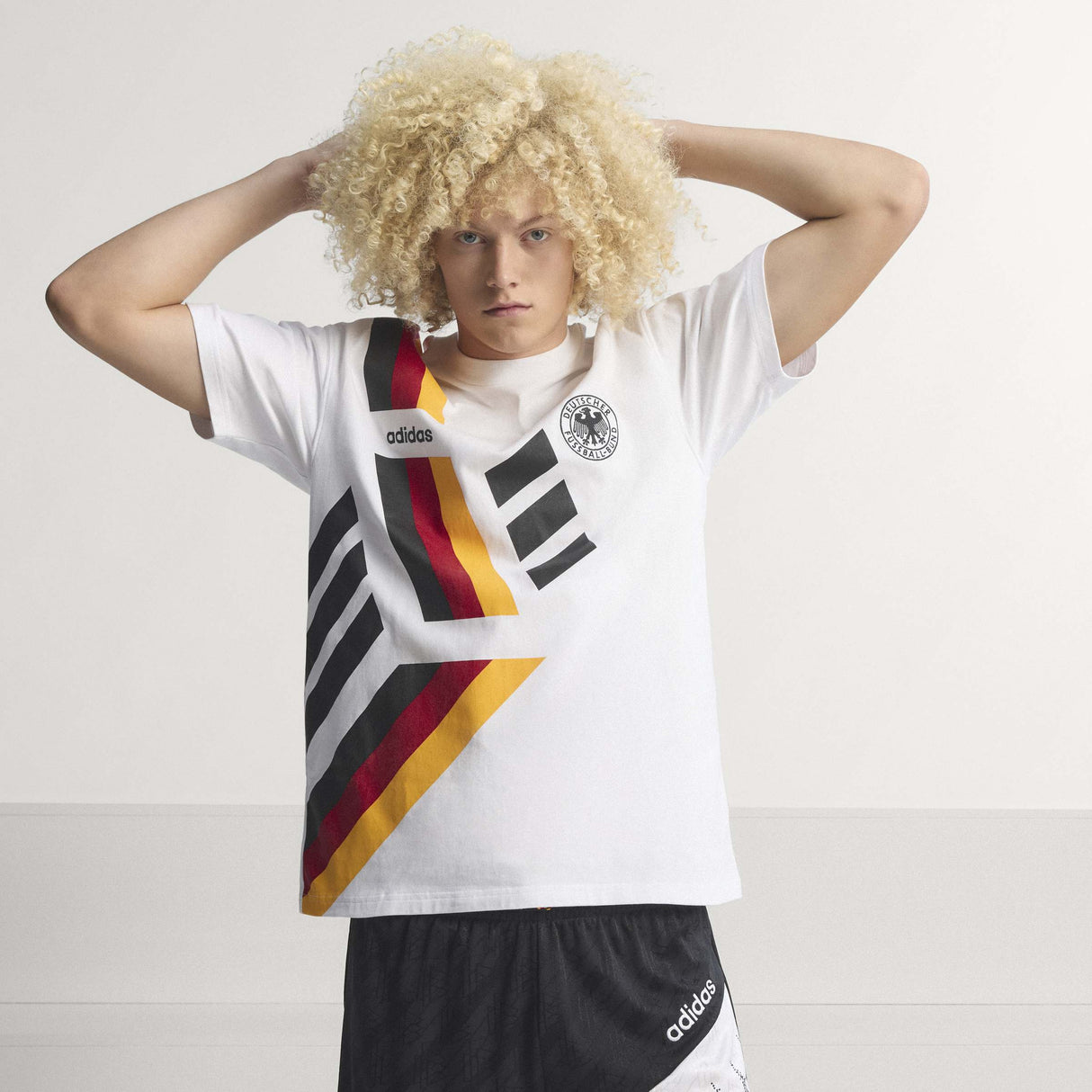 adidas Germany Men's Soccer T-Shirt 1994 - White - Best Buy Soccer